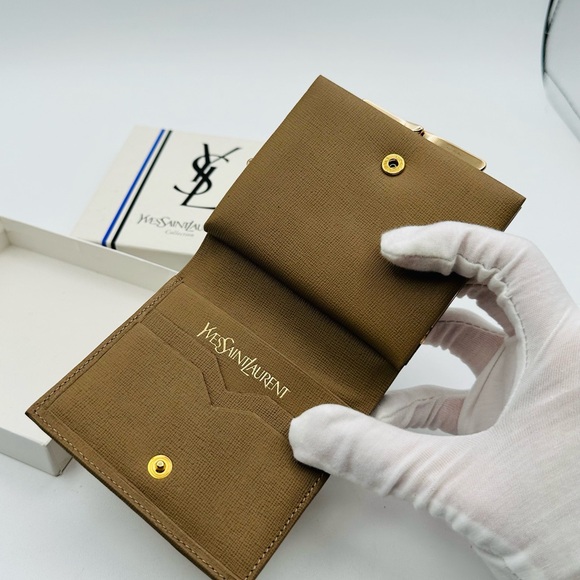 Yves Saint Laurent Tan Wallet - Vintage - Picture 3 of 9